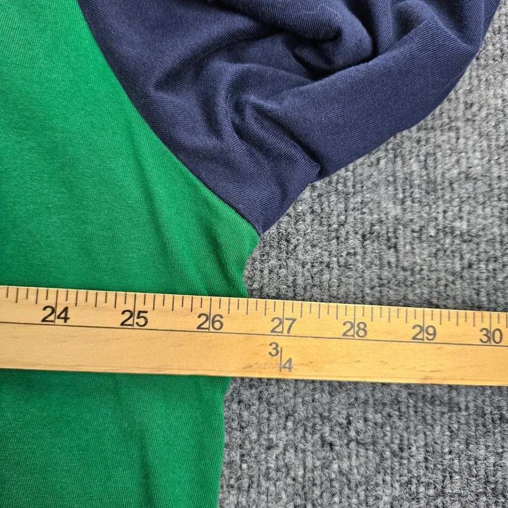 Polo Ralph Lauren Colorblock Hoodie Men XXL Green Navy Blue Lightweight Pullover